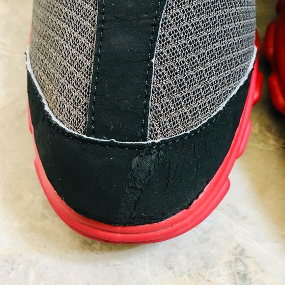 FJ FootJoy Superlites Black Red Gray Spikeless 58123 Mens Golf Shoes US 12M - Picture 2 of 10